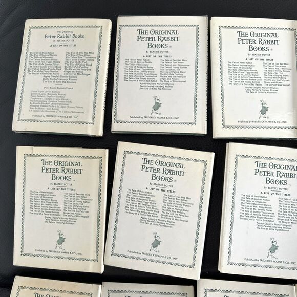 Beatrix Potter Peter Rabbit's LOT  23 Books Vintage Original Authorized Edition - Picture 14 of 16
